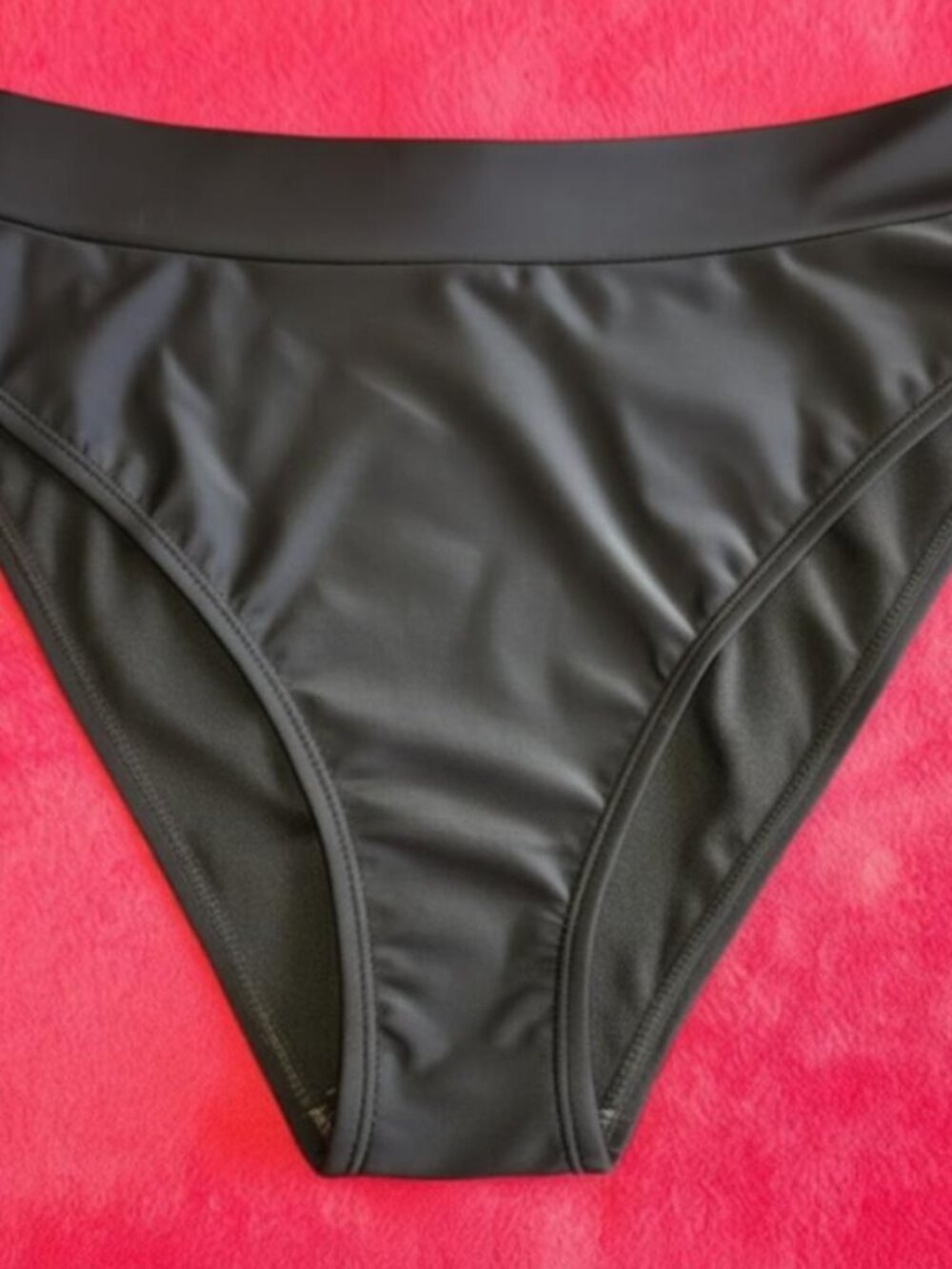 L Women's Black Bikini Bottom Bathing Suit Swimwear Beach SEXY Swimming